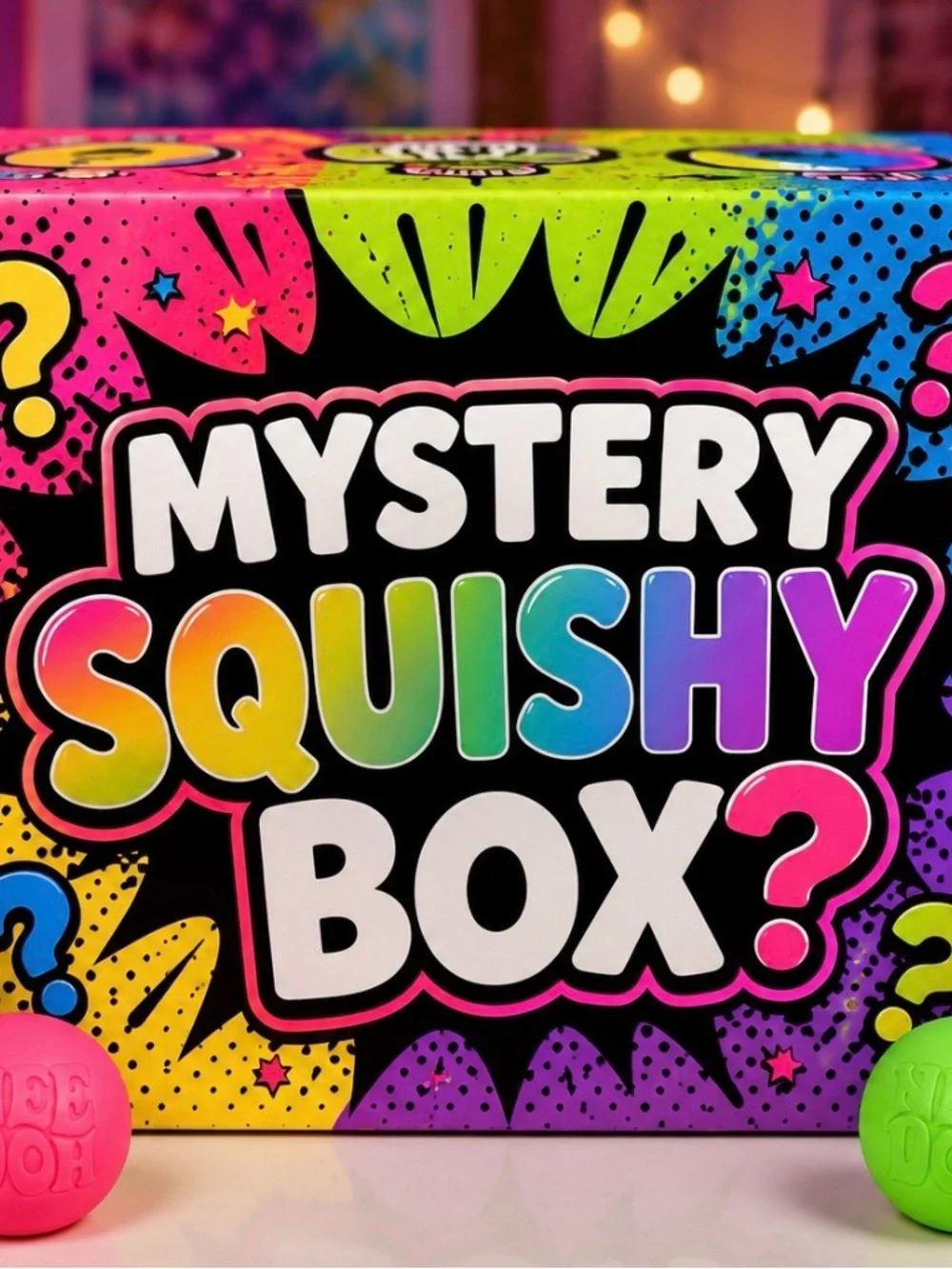 Mystery Squishy Box - Colorful Kids Sensory Toy